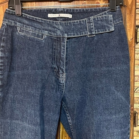 Vintage Y2K Tommy Hilfiger high rise flare belted denim size 4 - Picture 9 of 9